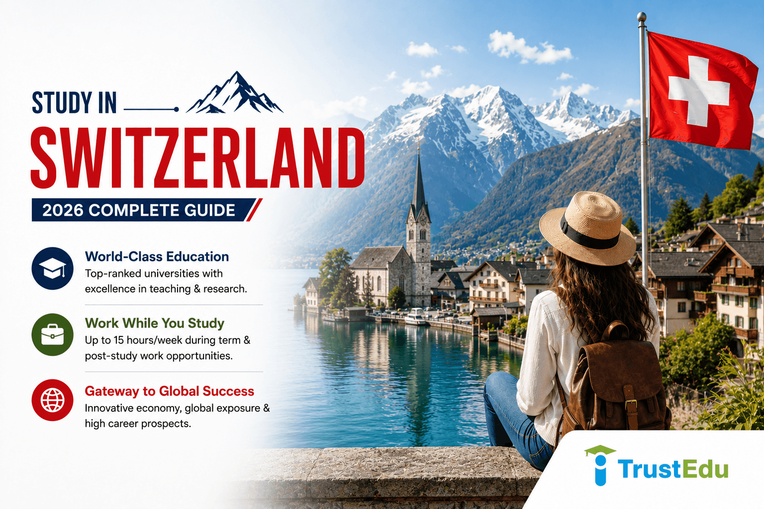 Study in Switzerland 2026: ETH, EPFL, Living Costs, Scholarships & Visa Guide