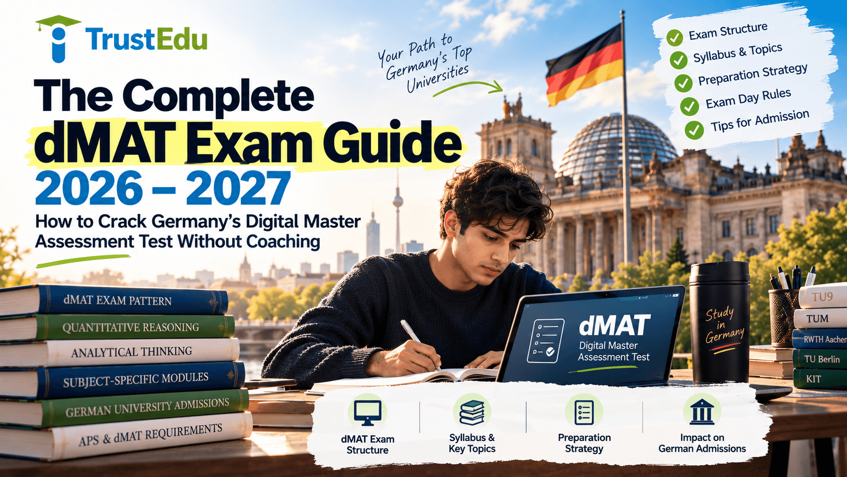 dMAT Exam Guide for Germany (2026-2027) | TrustEdu